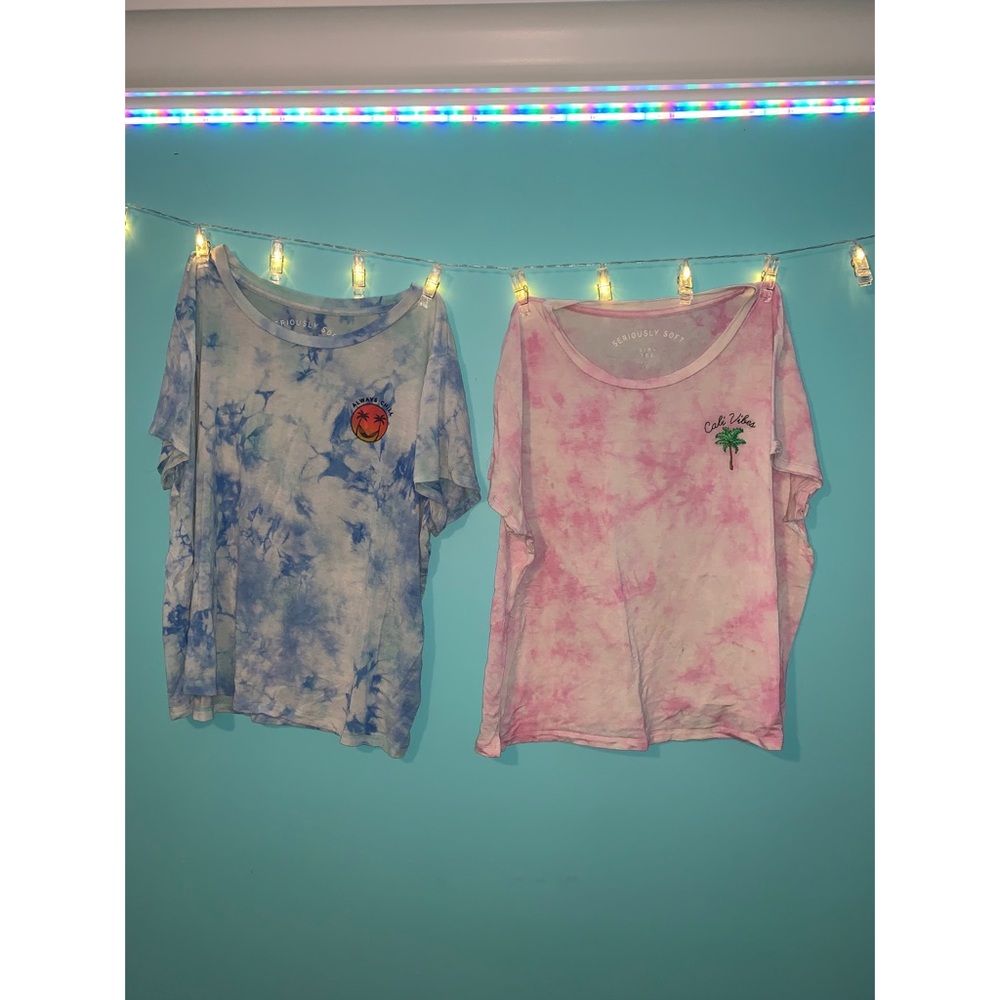 Two Tie Dye T Shirts